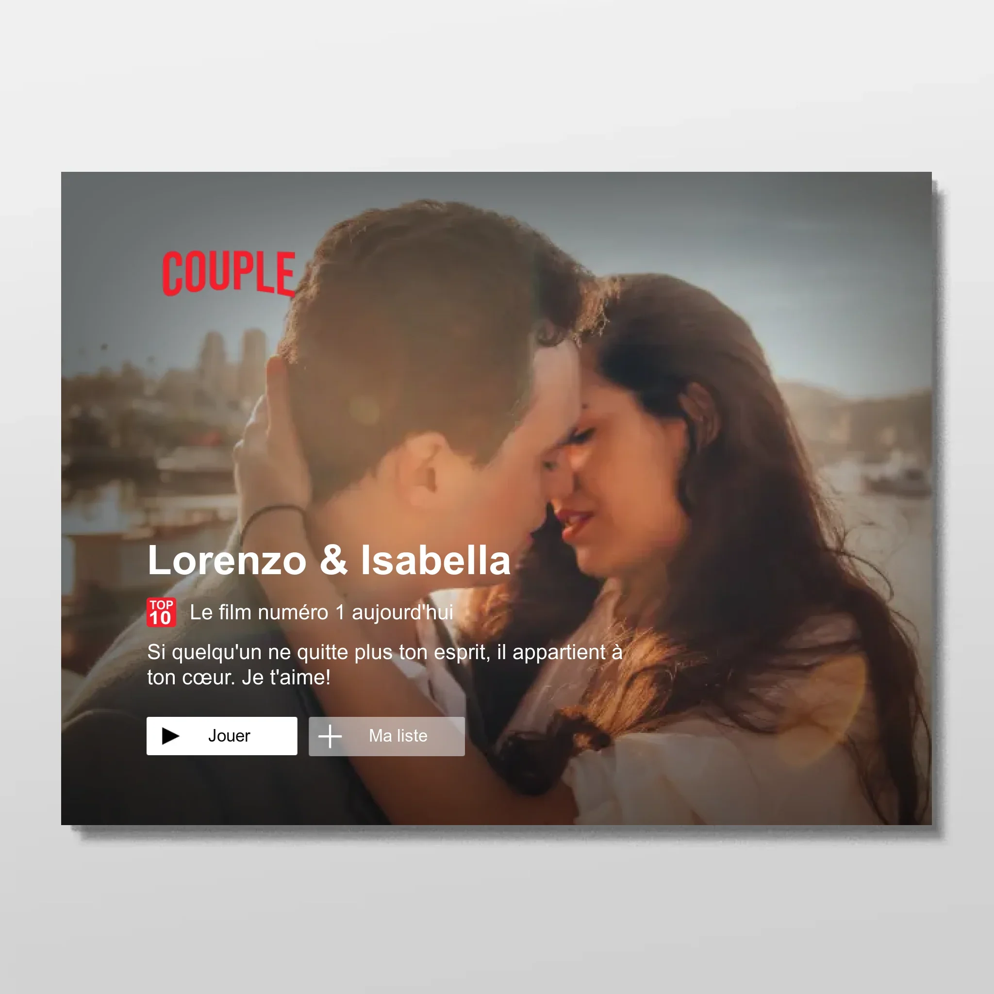 Poster personnalisé “Lovestory” - Image 3