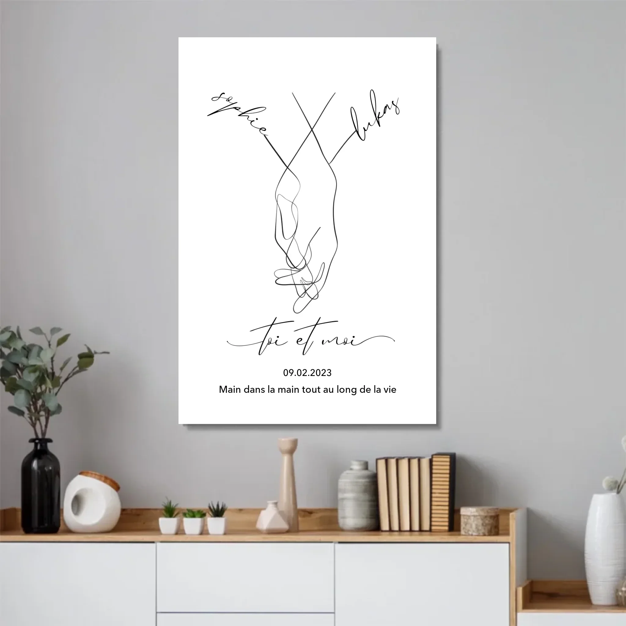 Poster personnalisé “Toi et moi” - Image 2